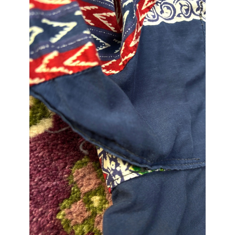 Vintage 60s 70s wrap convertible halter dress dashiki print hippie bohemian - Picture 8 of 9